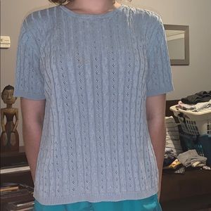 Baby Blue Talbots knit shirt